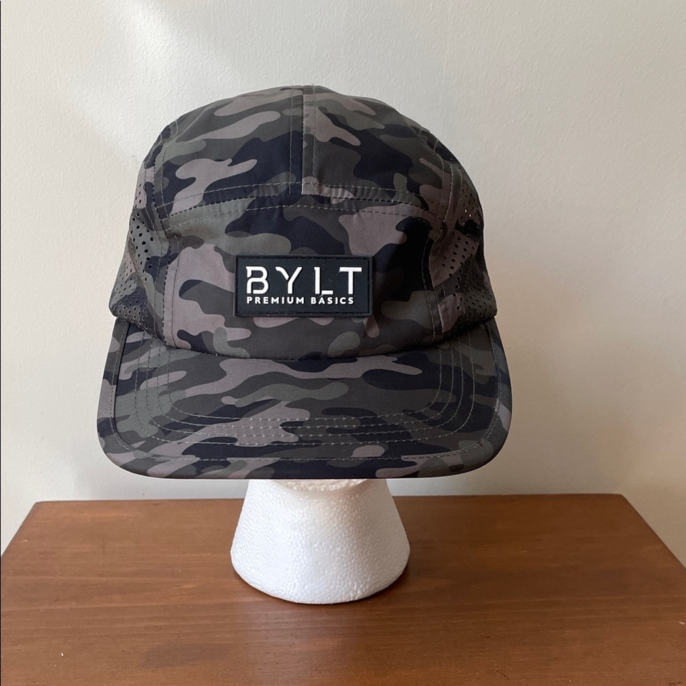 BYLT Premium Basics Adult Camo Ball Cap Mesh Logo